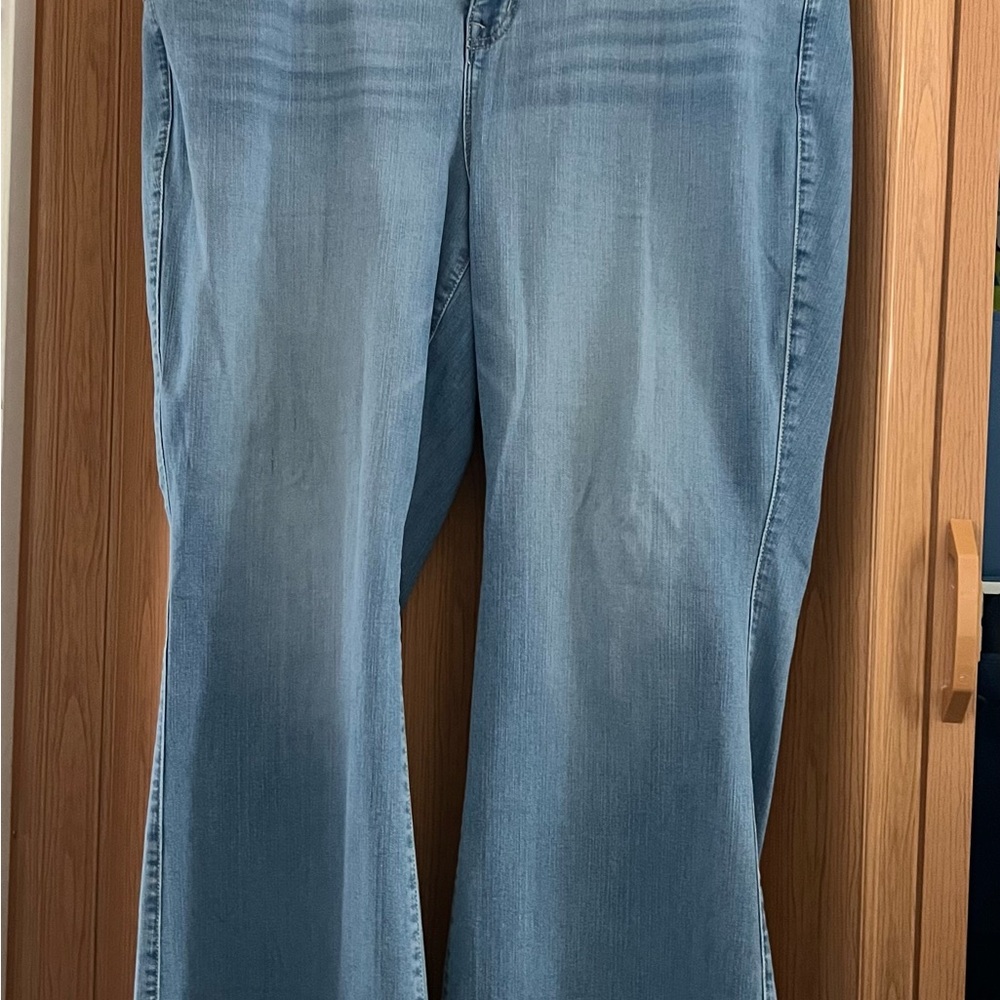 Torrid Light Blue Bombshell Flare Jeans